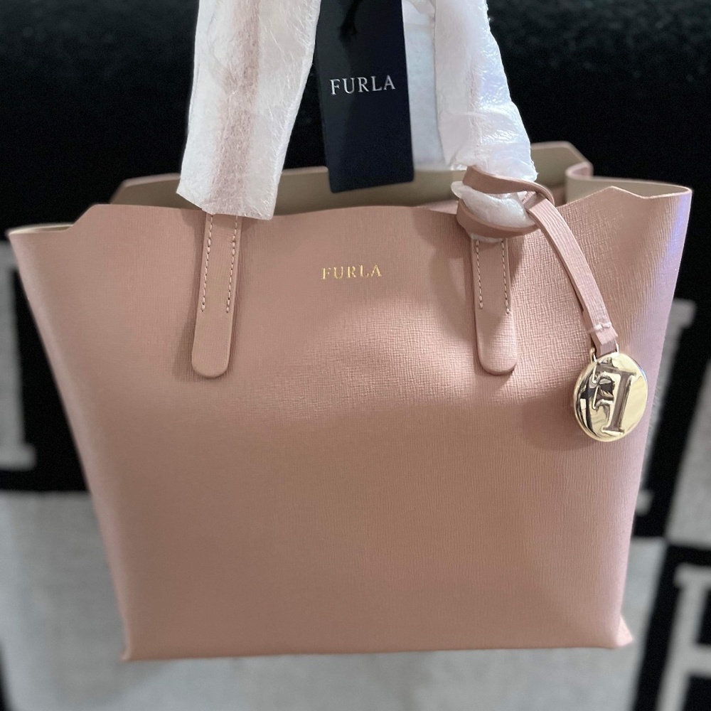 FURLA new with tags, genuine Italian leather